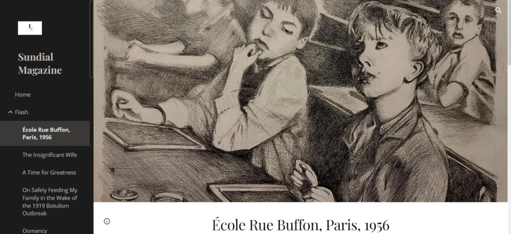 École Rue Buffon, Paris, 1956